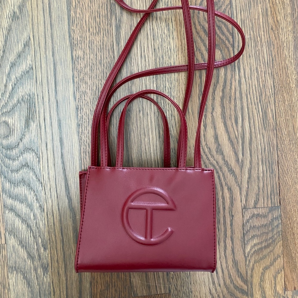 Telfar mini Oxblood handbag- SOLD OUT everywhere!